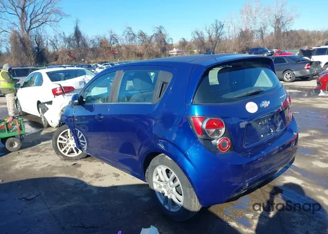 2013 Chevrolet Sonic Lt Auto z USA, uszkodzony, nr VIN 1G1JC6SGXD4126401